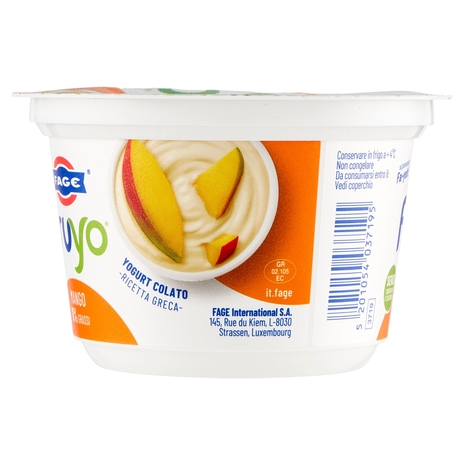 Fruyo Yogurt 0% Grassi al Mango, 150 g